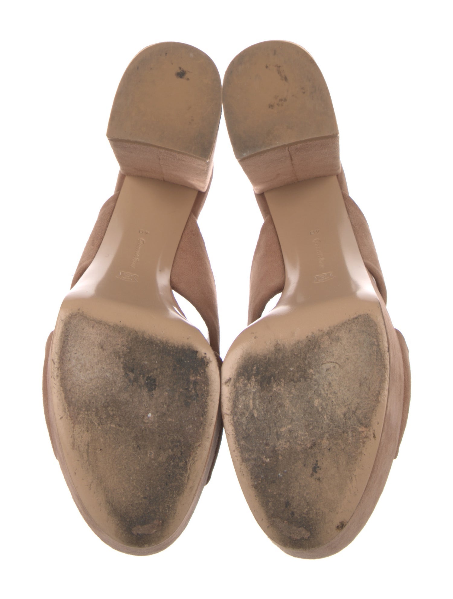 Gianvito Rossi Suede Slides